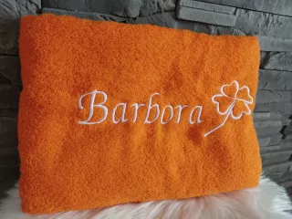 Osuška s menom Barbora