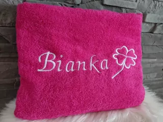 Osuška s menom Bianka