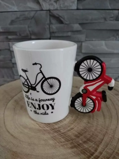 Hrnček - Bicykel červený