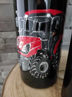  1,5l vínko: Najlepší traktorista - v červenom
