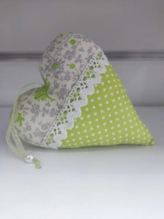 Handmade zelené srdiečko