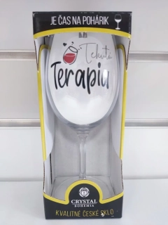 Pohár na víno Tekutá terapia