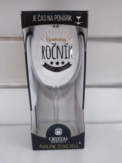Pohár na víno Výnimočný ročník