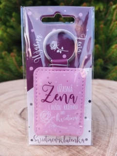 LED kľúčenka Úžasná žena