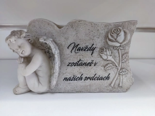 Dekorácia Váza s nápisom