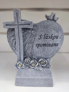 Luxusné srdce Spomíname LED