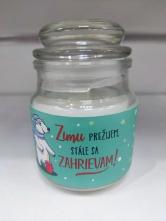 Sviečka Zimu prežijem, stále sa zahrievam!