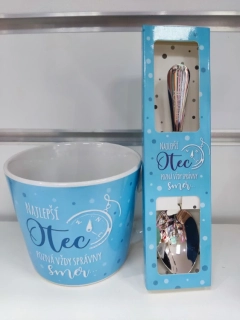 Darčeková sada pre otca hrnček + lyžička