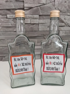 Fľaša na pálenku s vekom