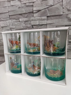 Set pohárov na whisky pre polovníka