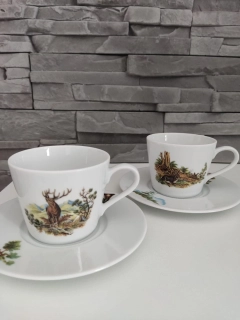 Porcelánové hrnčeky pre polovníka