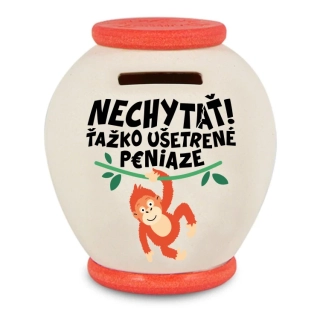 Pokladnička bambusová Ťažko ušetrené peniaze
