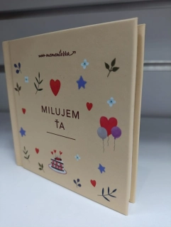 Mini kniha - Milujem ťa