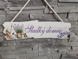 Tabuľka Sladký domov