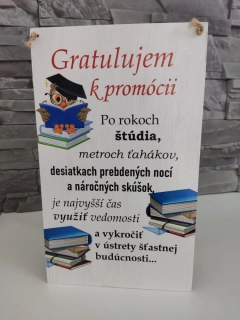 Tabuľka K promócií