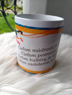 Hrnček na promócie s citátom