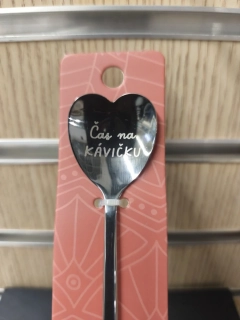 *Srdiečková lyžička ČAS NA KÁVIČKU