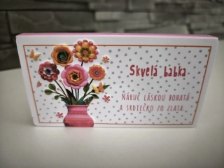 Čokoláda Skvelá babka 3D