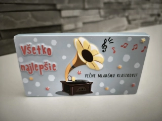 Čokoláda Všetko najlepšie klasikovi 3D