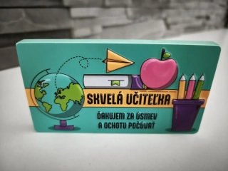 Čokoláda Skvelá učiteľka 3D
