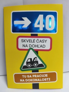 Blahoželanie k 40. narodeninám značky