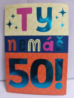 Blahoželanie k 50. narodeninám 