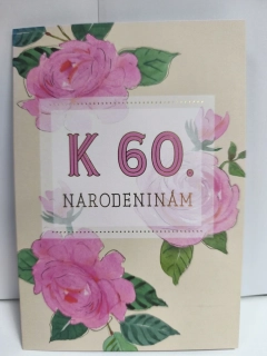 Blahoželanie k 60. narodeninám kvety