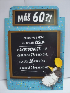 Blahoželanie k 60. narodeninám ovečka