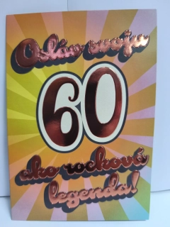 Blahoželanie k 60. narodeninám legenda