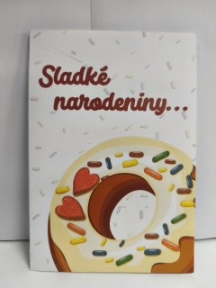 Blahoželanie k narodeninám donut