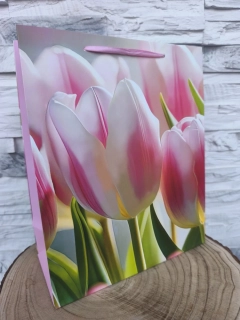 🌷 Darčeková taška s motívom tulipánov