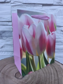 🌷 Darčeková taška s motívom tulipánov