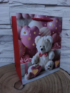 🧸 Darčeková taška s motívom bieleho medvedíka