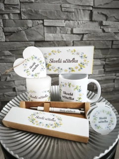 ---Darčeková sada pre pani učiteľku - Skvelá učiteľka