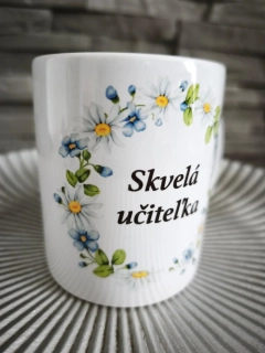 ---☕ Keramický hrnček „Skvelá učiteľka“