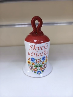 Keramický zvonček ,,Skvelá učiteľka,,