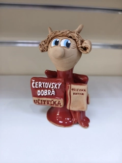 Keramická figúrka Čertovsky dobrá učiteľka