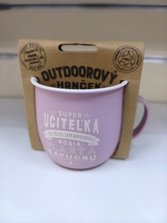 Outdoorový hrnček Super učiteľka