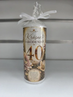 🕯️ Sviečka k 40. narodeninám 🎉