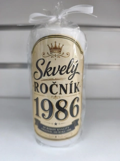 🕯️ Sviečka Skvelý ročník 1986 🎉