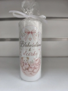 🕯️ Sviečka k narodeniu dcérky 👶💖