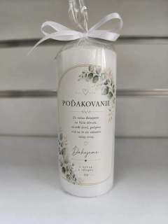 🕯️ Sviečka Poďakovanie 💝