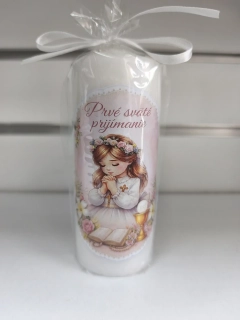 🕯️ Sviečka k prvému svätému prijímaniu pre dievča ✝️👧