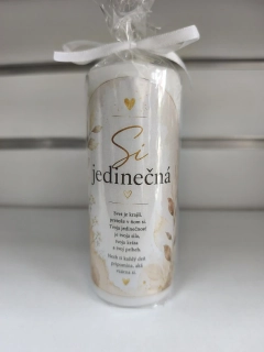 🕯️ Sviečka Si jedinečná 💖✨
