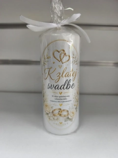 🕯️ Sviečka k zlatej svadbe 💛💍