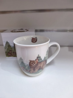 Porcelánový hrnček Medvedia rodina – 400 ml