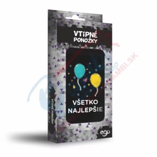 Humorné ponožky Všetko najlepšie