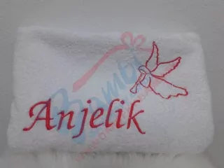 Osuška s nápisom Anjelik
