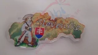 Magnetka Slovensko mapa