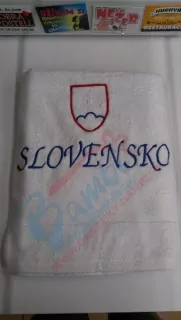 Osuška s nápisom Slovensko